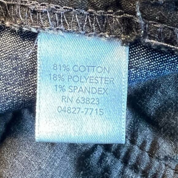 CJ Banks Tummy Control Bermuda Shorts, Dark Wash Denim, size 22W - Picture 11 of 14